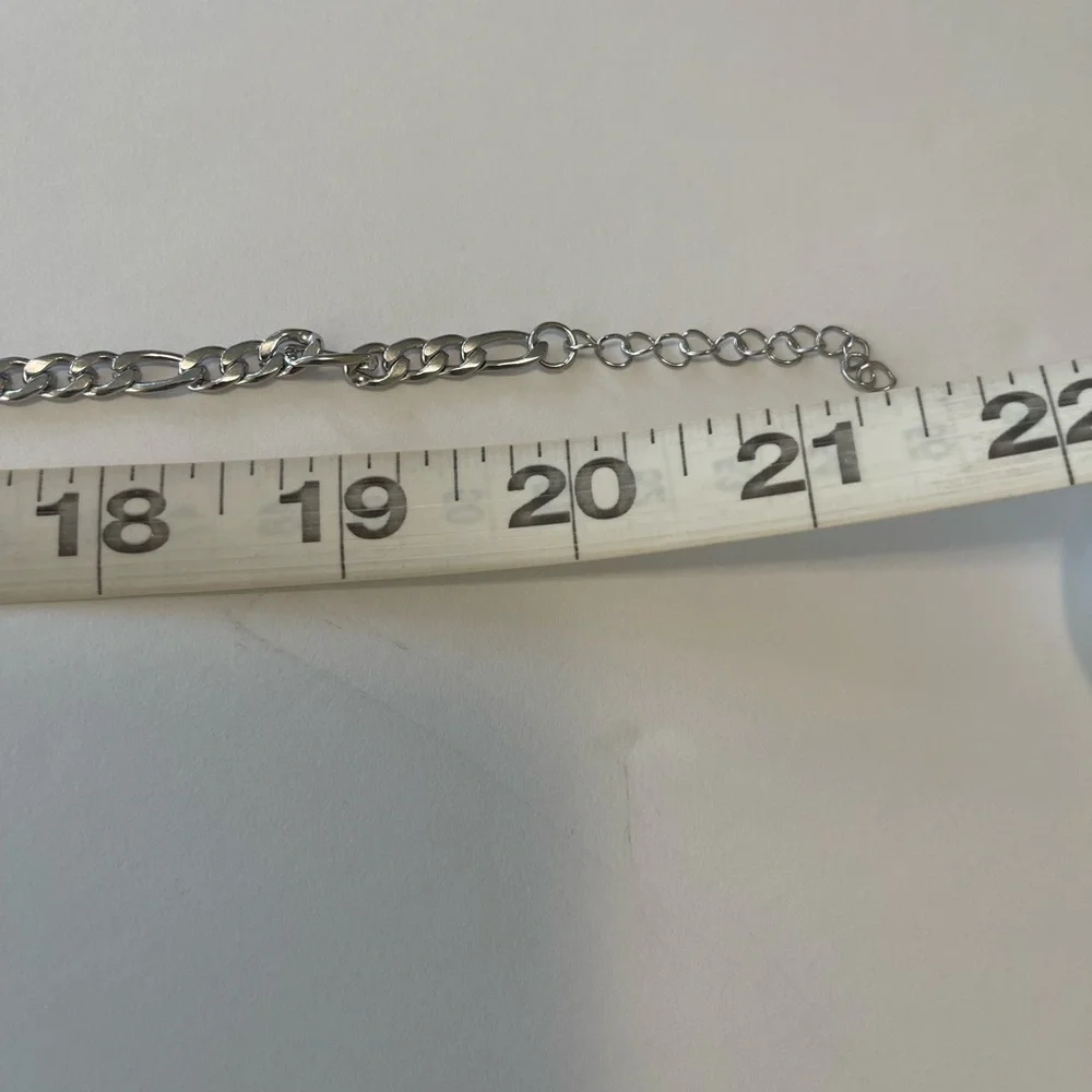 Mens Necklace Chain Stainless Steel Adjustable New With Tags Fashion